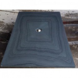 Bac à douche en Ardoise Noire 1200x900x30 mm