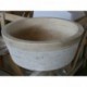 Vasque Travertin Turc beige Ø 400 x 150 mm avec stries