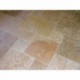 Dalle en Travertin Turc Opus 4 formats 12 mm MIX choix commercial (beige nuancé)