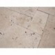 Dalle en Travertin Turc Opus 4 formats 12 mm MIX choix commercial (beige nuancé)