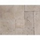 Dalle en Travertin Turc Opus 4 formats 12 mm MIX choix commercial (beige nuancé)