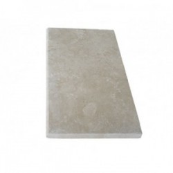 Margelle de piscine / nez de marche en Travertin Turc 610x330x30mm MIX (beige nuancé) 1er choix