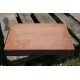Brique moulée 42x28x5 cm rouge orangé
