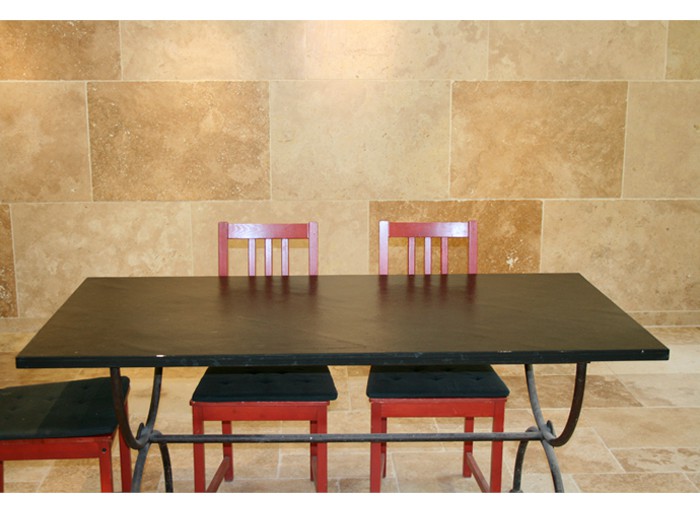 Table en Ardoise Noire 2200x1300x20 mm