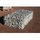 Gabion vibrocompacté pré-rempli en galets de Garonne