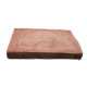 Brique moulée 42x28x5 cm Rouge surcuit