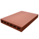 Brique Perforée 40x27.5x5cm Lisse Rosé-Rouge
