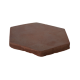 Carrelage Tomette Moulé Main Paille rosé Hexagone de 20 en 2 cm d'épaisseur