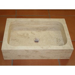 Vasque "Travertin Turc" 600x400x150mm