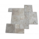 Dalle en Travertin Turc Opus 4 formats 12 mm MIX choix commercial (beige nuancé)